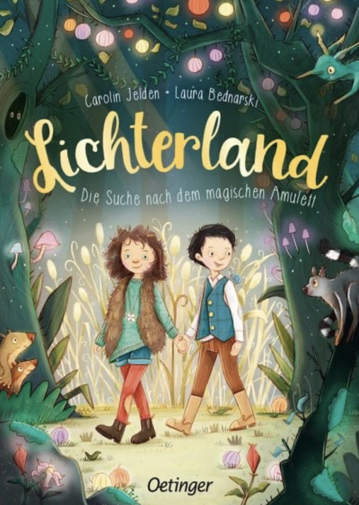 Buchcover Lichterland. Die Suche nach dem magischen Amulett von Carolin Jelden