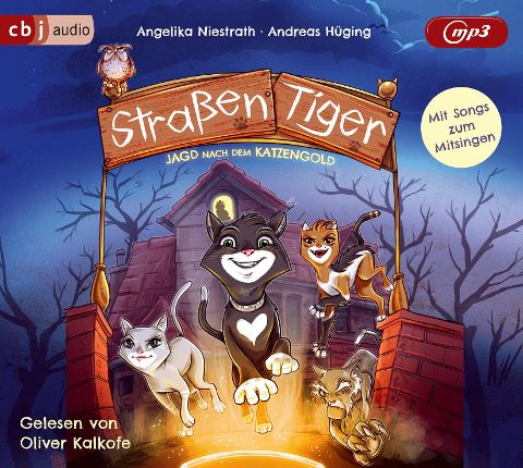 Buchcover Straßentiger – Jagd nach dem Katzengold geschrieben von Angelika Niestrath und Andreas Hüging, gesprochen von Oliver Kalkofe