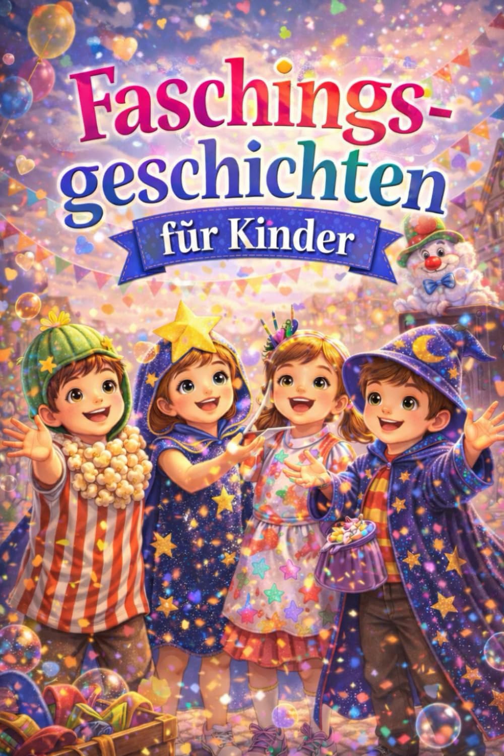 Du betrachtest gerade Faschingsgeschichten für Kinder: 20 Geschichten rund um Fasching, Freundschaft und Fantasie